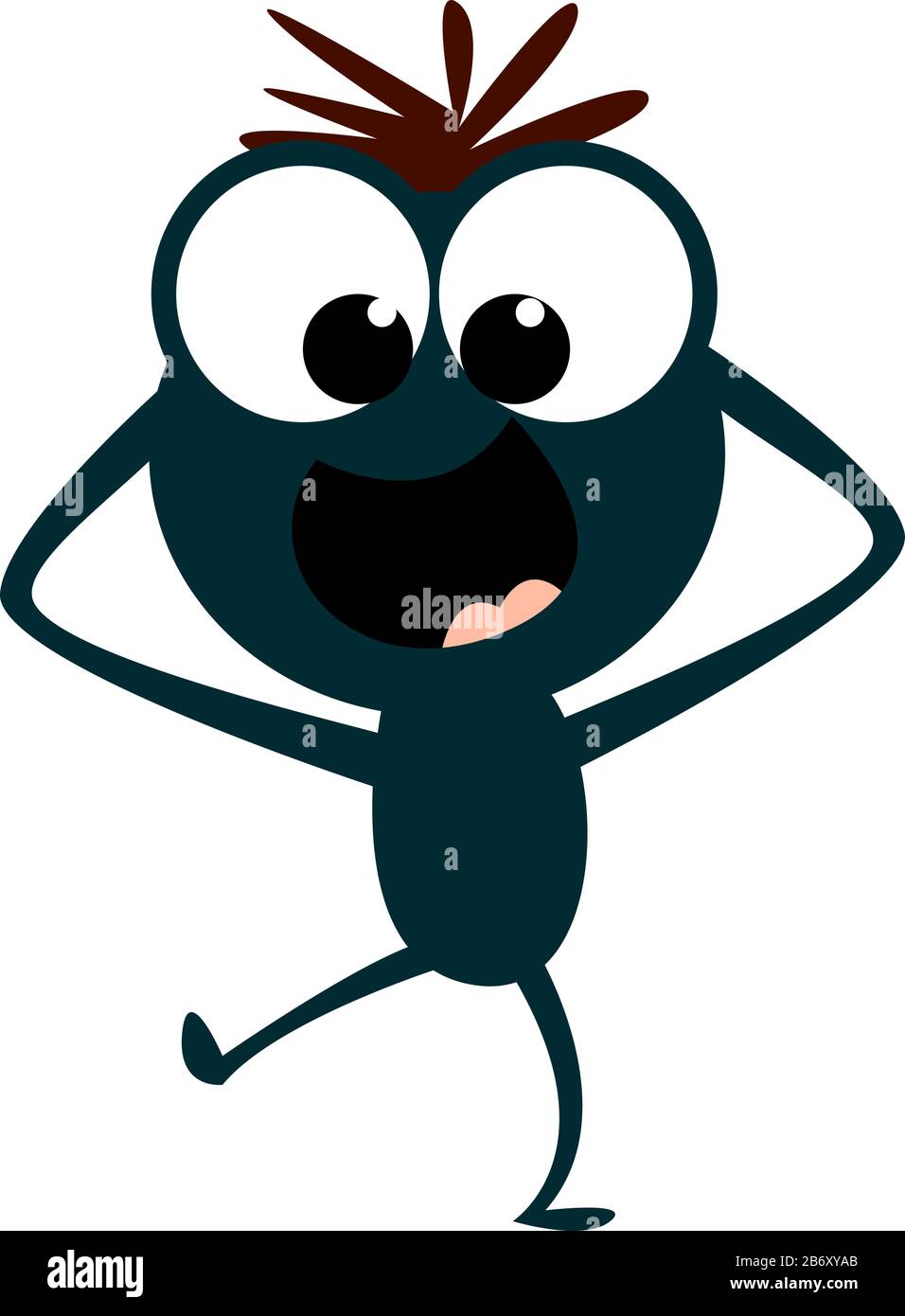 images Scary Cartoon Ant Drawing https www alamy com scared ant illustration vector on white background image348487507 html