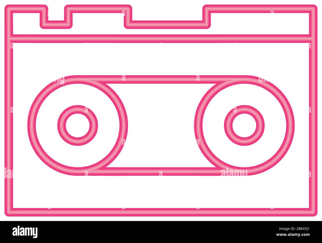cassette retro audio device icon Stock Vector Image & Art - Alamy