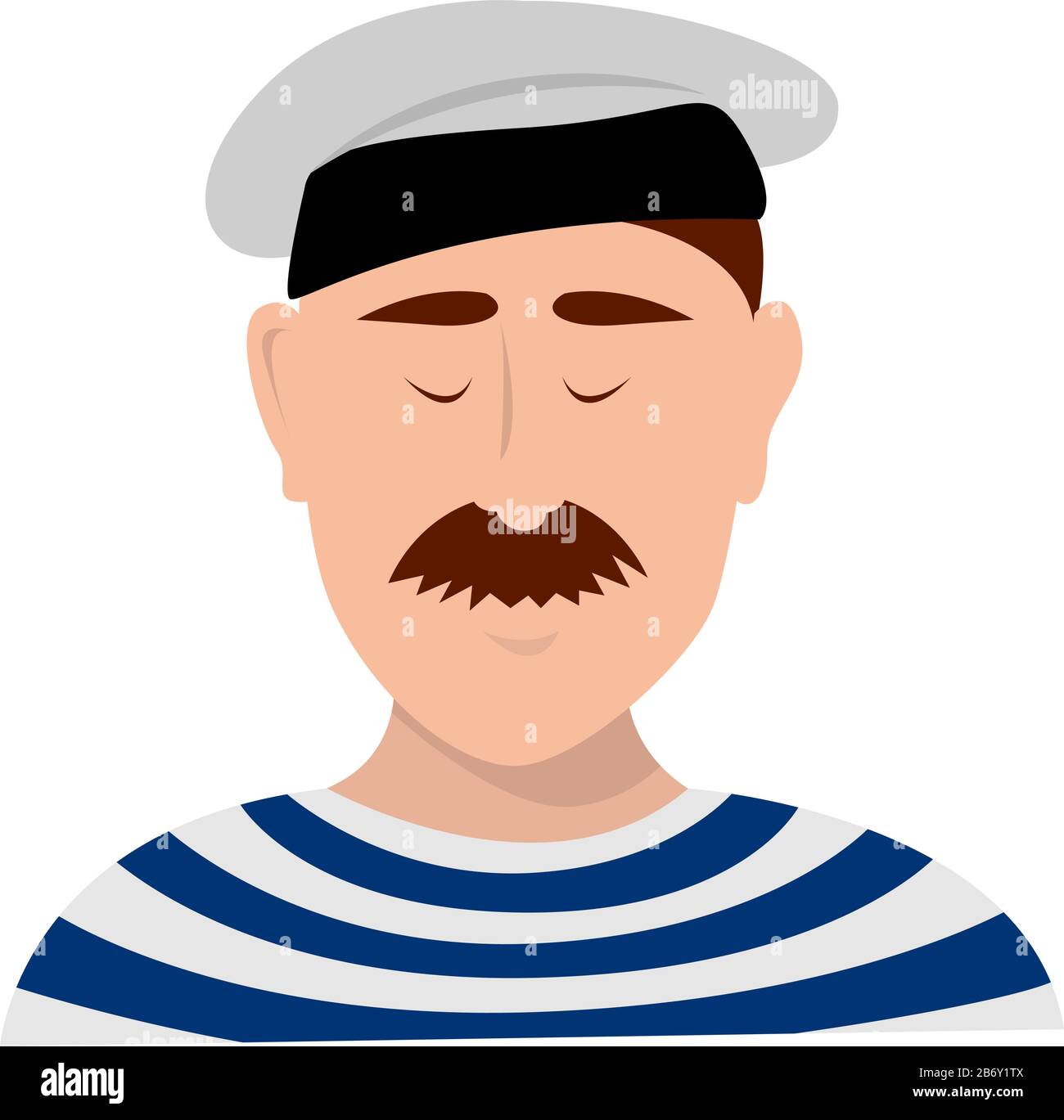 Fancy Dress Sea Captain Set Navy Nautical Hat Beard Pipe Mens Sailor Popeye