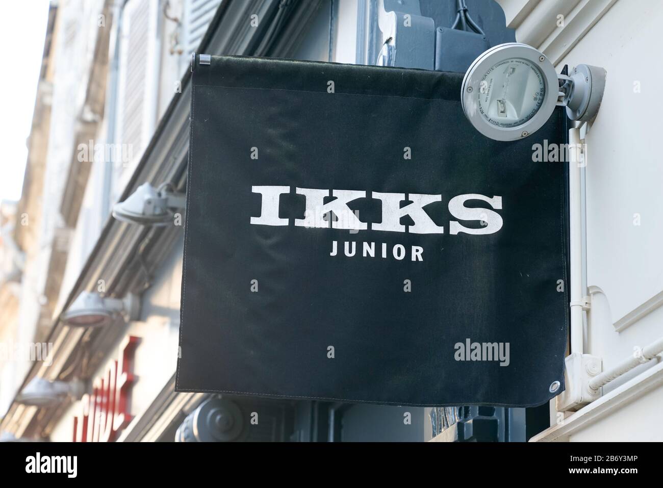 Bordeaux , Aquitaine / France - 02 02 2020 : Ikks Logo store shop ...