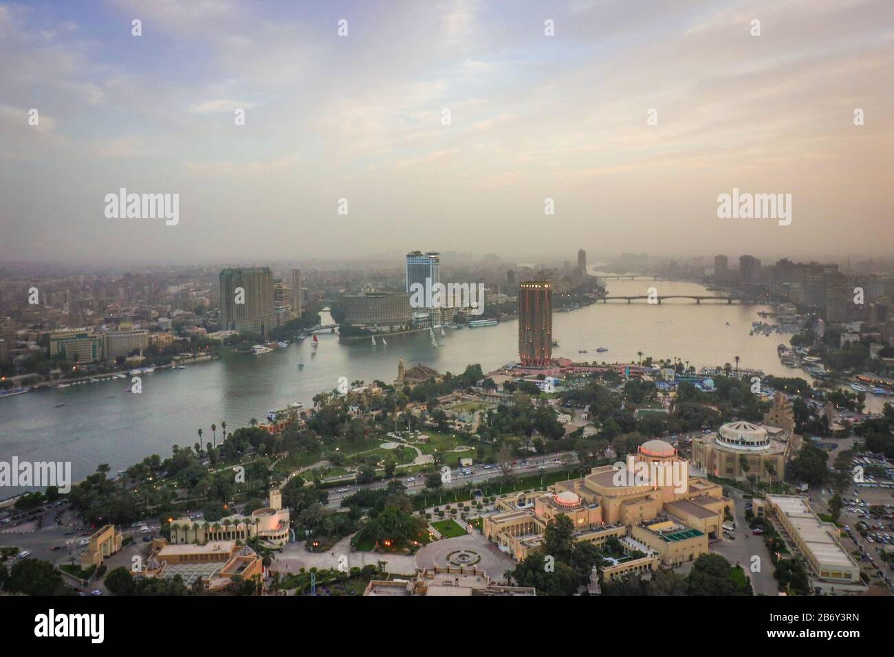 Cairo from Above Stock Photo - Alamy