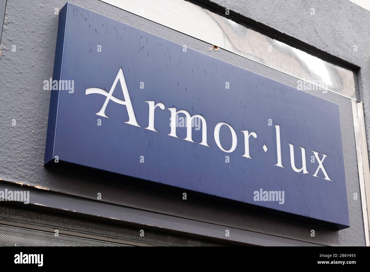 Bordeaux , Aquitaine / France - 02 20 2020 : Armor Lux sign logo store  clothing french fashion shop brand inspired by ocean sea marine concept  Stock Photo - Alamy