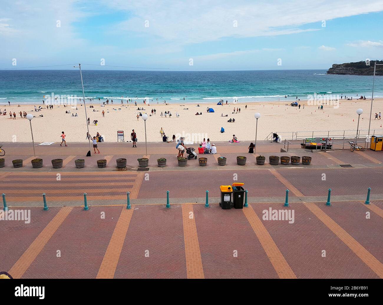 Impressionen: Bondi Beach, Sydney, Australien. Stock Photo