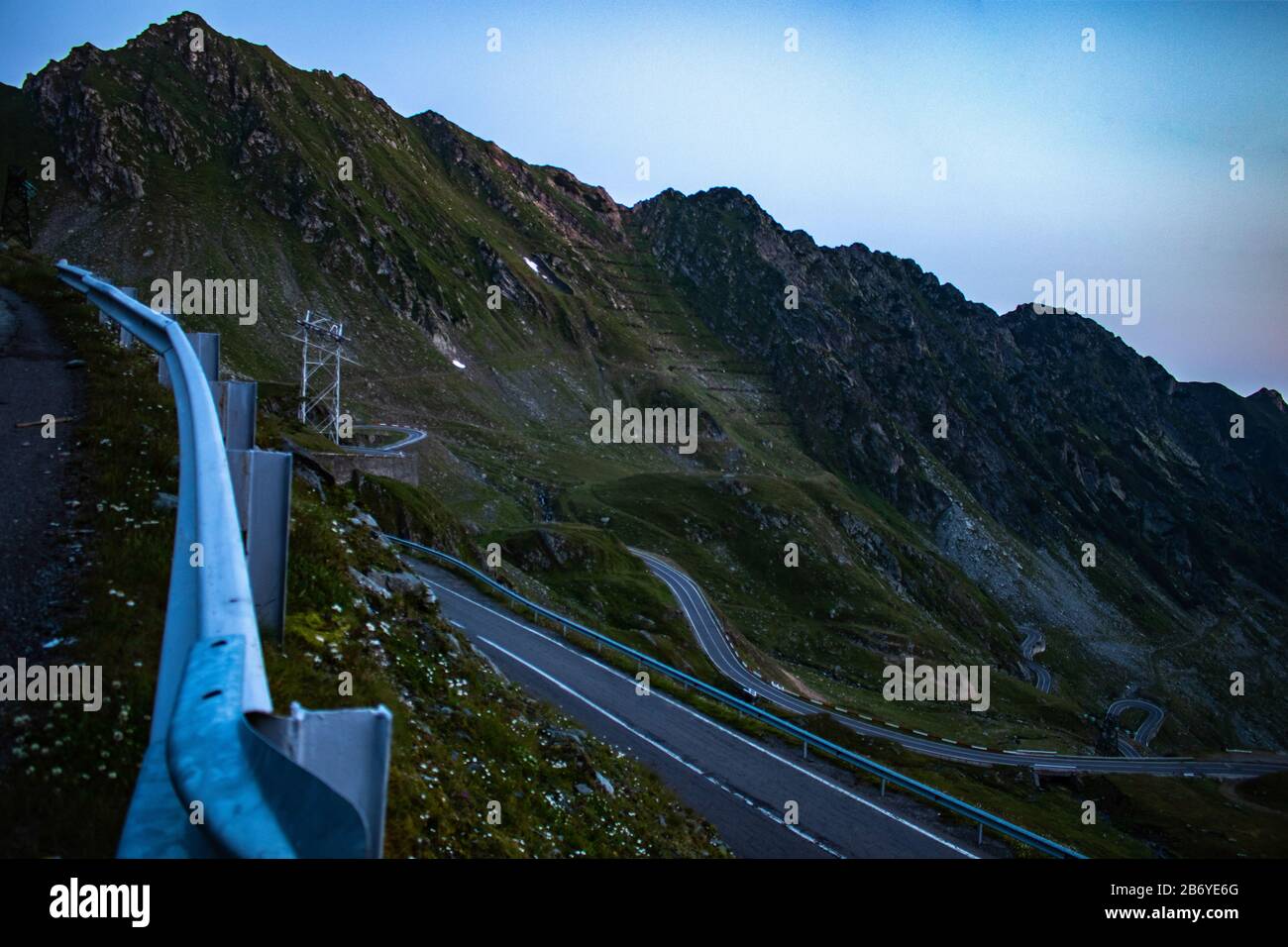Windy mountain road hi-res stock photography and images - Alamy