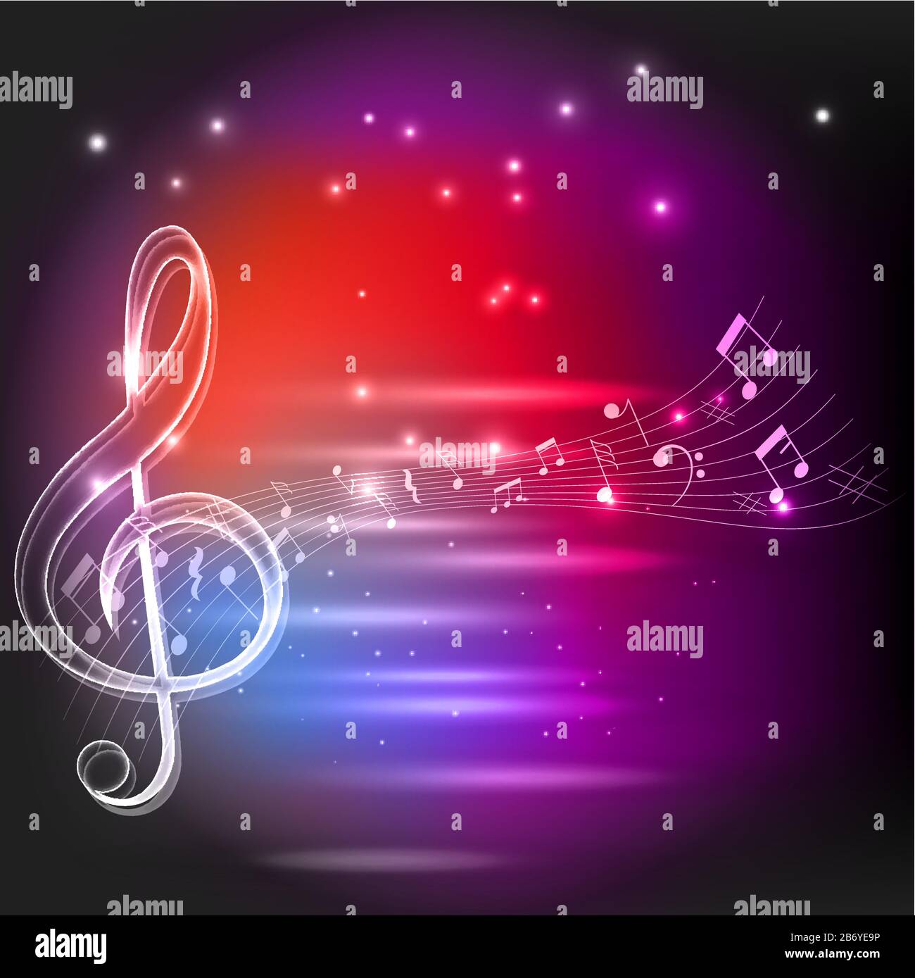 abstract music notes design for music background use, vector illustration  Stock Vector Image & Art - Alamy
