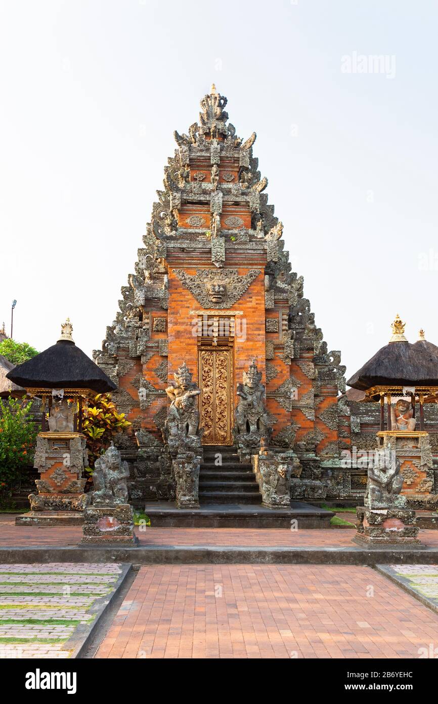 Indonesia, Bali, Sukawati, Batuan Village, Pura Puseh (Batuan Temple) Stock Photo