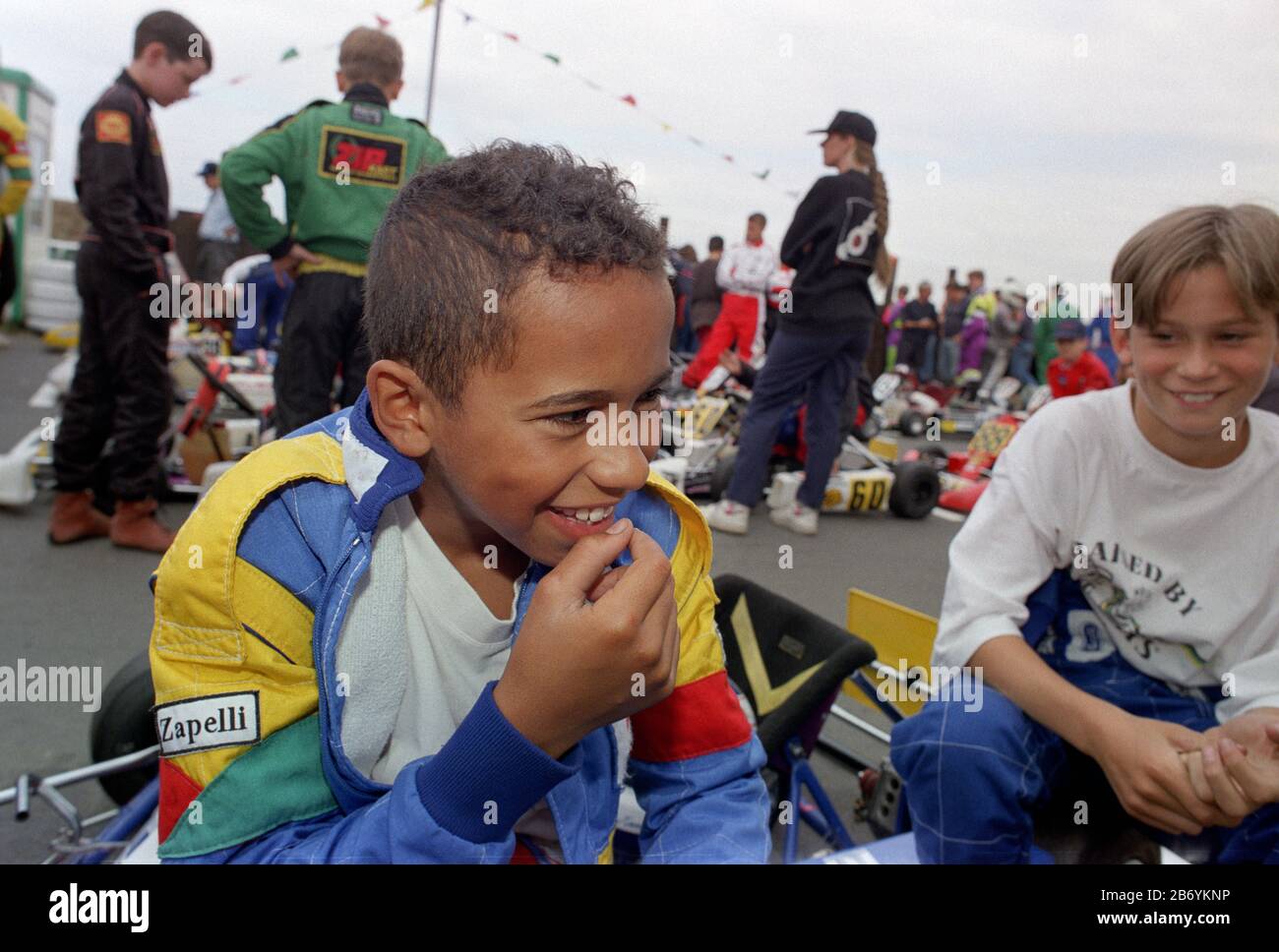 Lewis Hamilton’s early karting career Stock Photo - Alamy