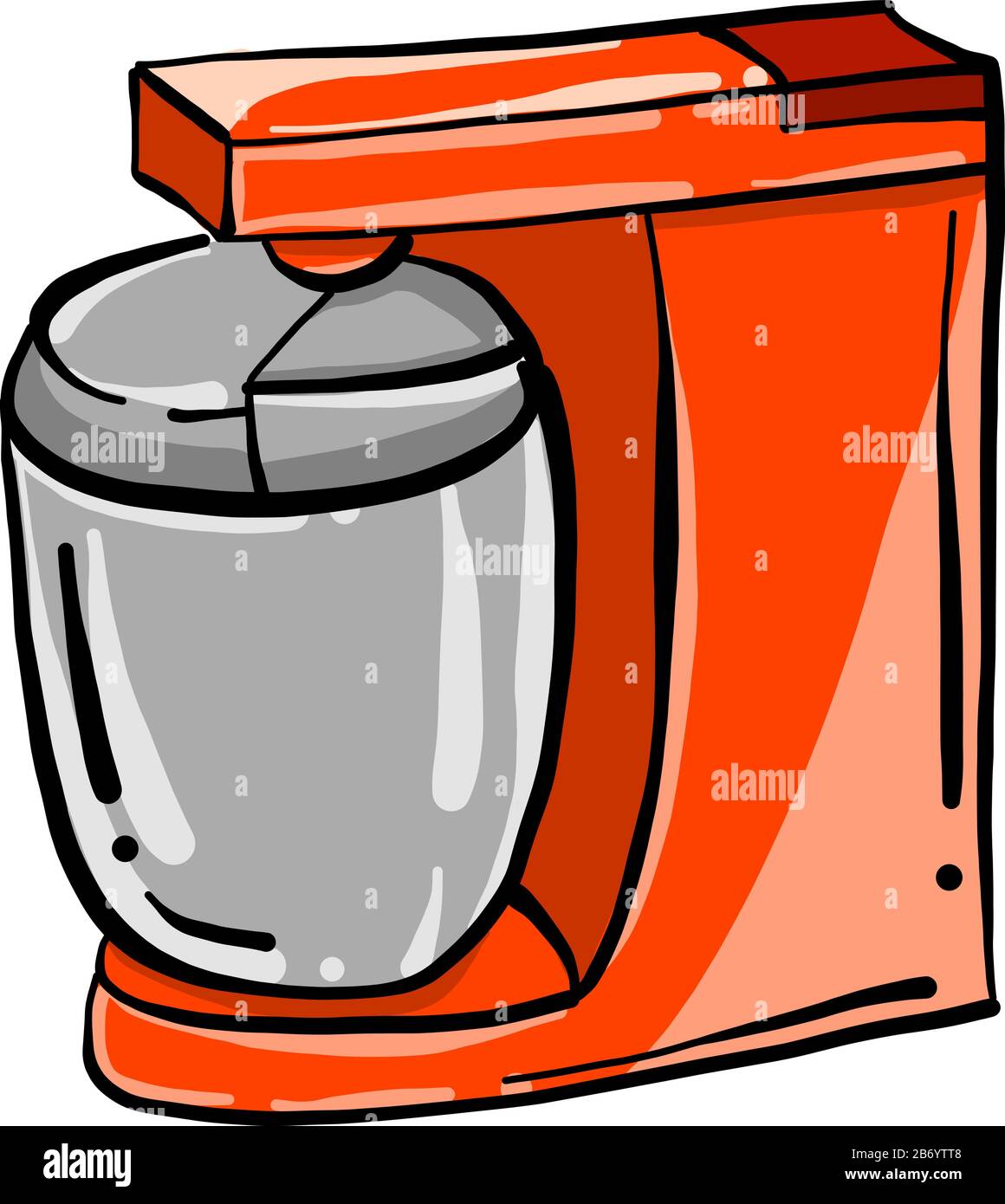 Food mixer red Stock Vector Images - Alamy