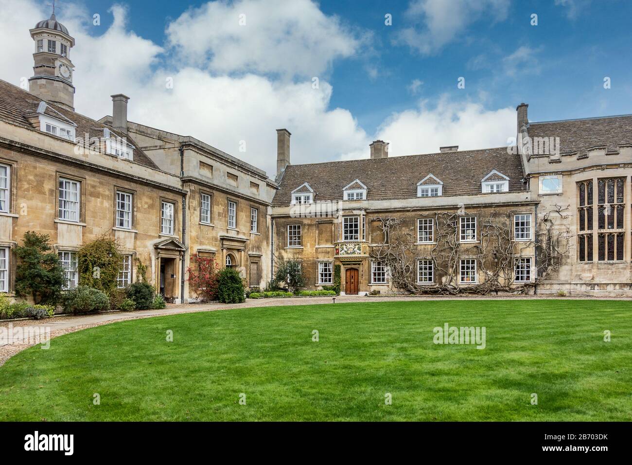 Christs College Cambridge Stock Photo