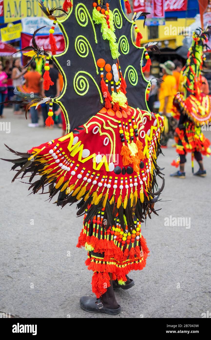 Ati dancer at the AtiAtihan festival, Kalibo, Aklan, Western Visayas
