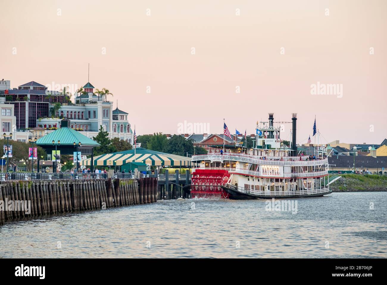 United States, Louisiana, New Orleans, French Quarter. Steamboat
