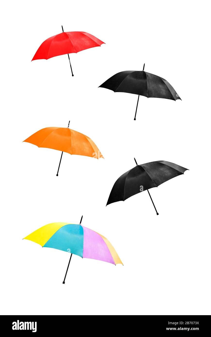 umbrella isolated on white background Stock Photo - Alamy