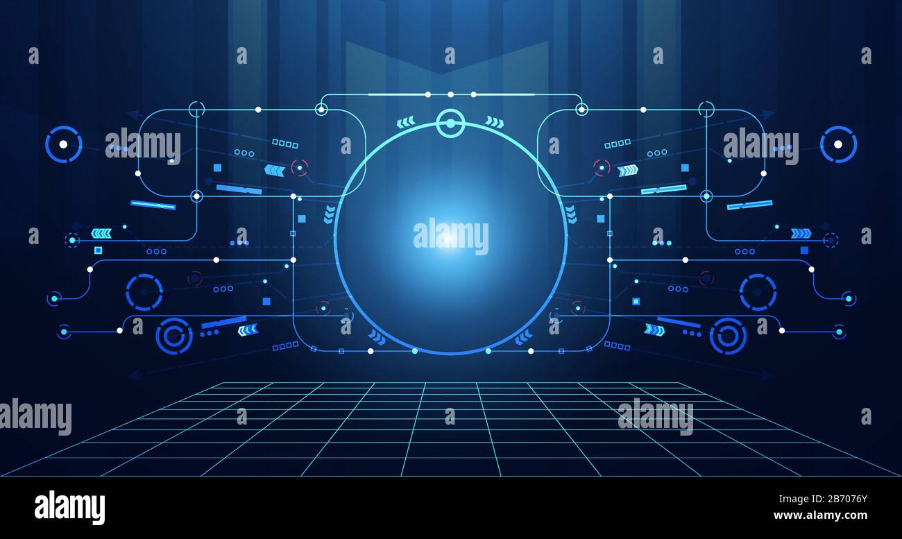 abstract technology ui futuristic concept hud interface hologram ...