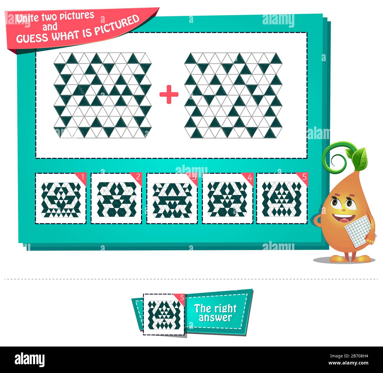 Educational Game For Kids And Adults Development Of Logic Iq Task