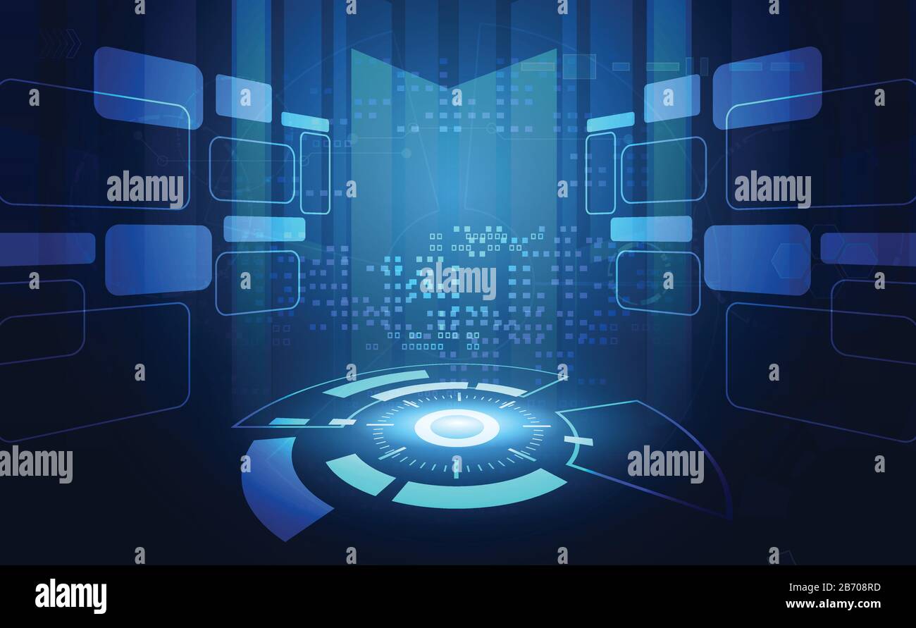 abstract technology ui futuristic concept hud interface hologram ...