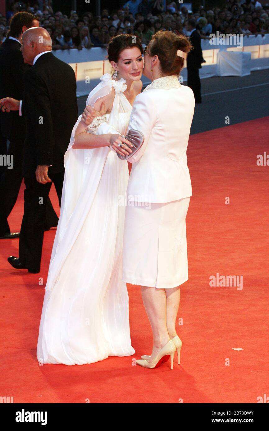 Venice, 07/09/2006. 63rd Venice Film Festival. Meryl Streep and Anne