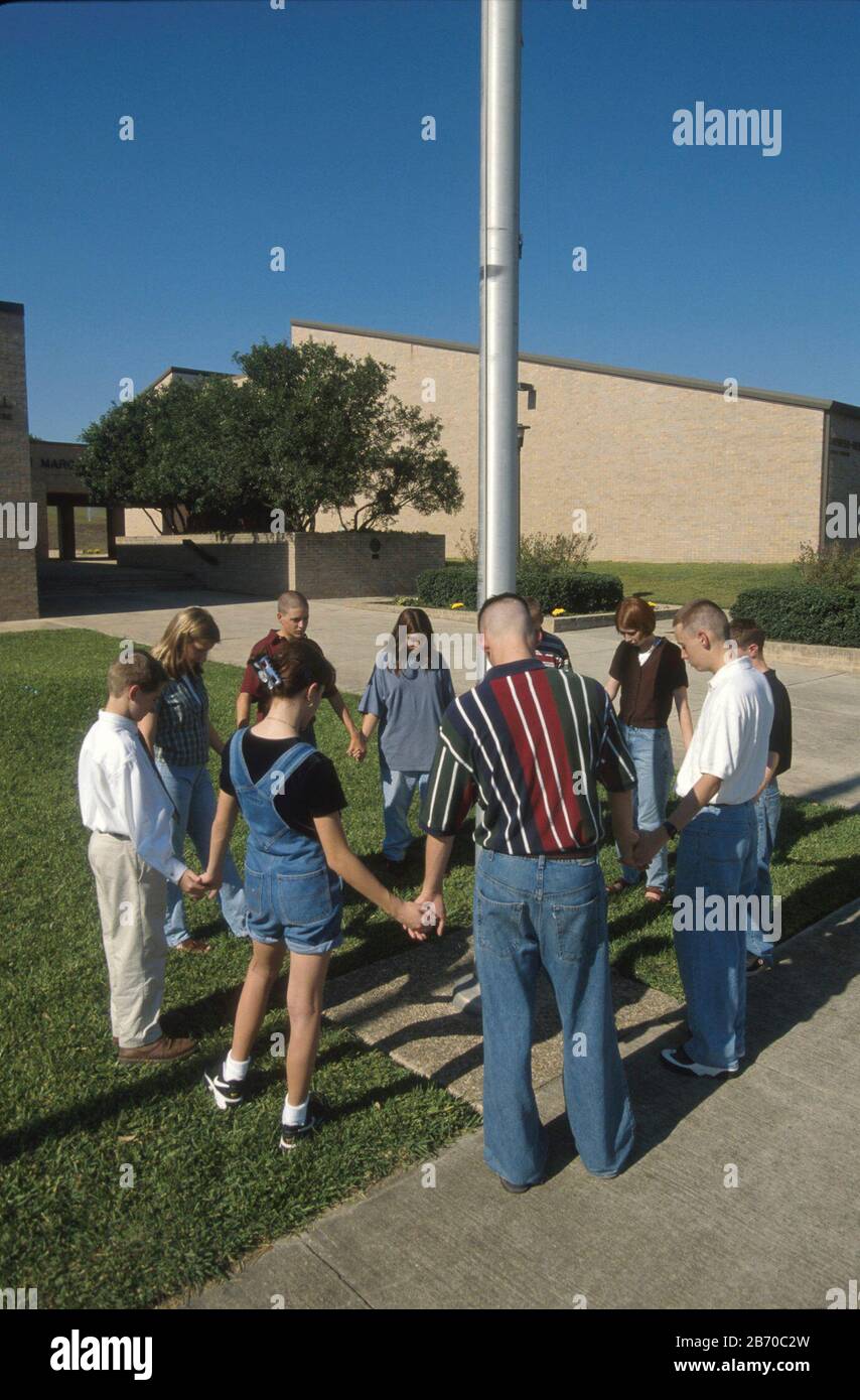 Praying around flagpole hires stock photography and images Alamy