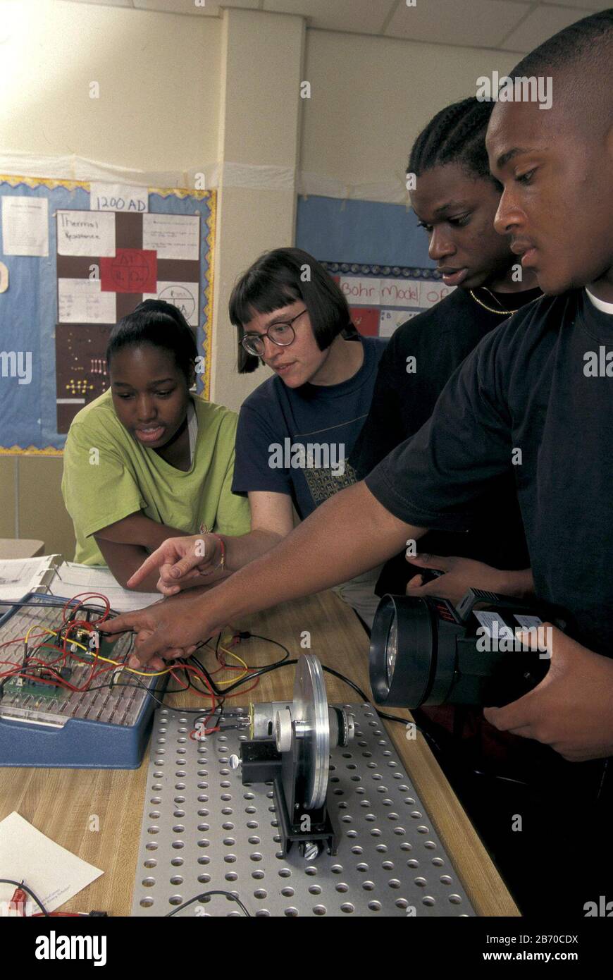 Austin Texas USA Students at Reagan High School produce transfer of