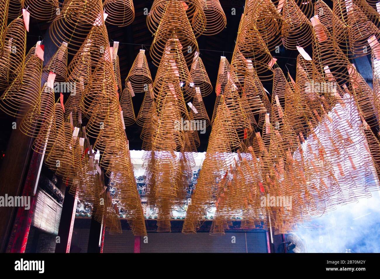 Holy smoke burning incense temple hi-res stock photography and images ...