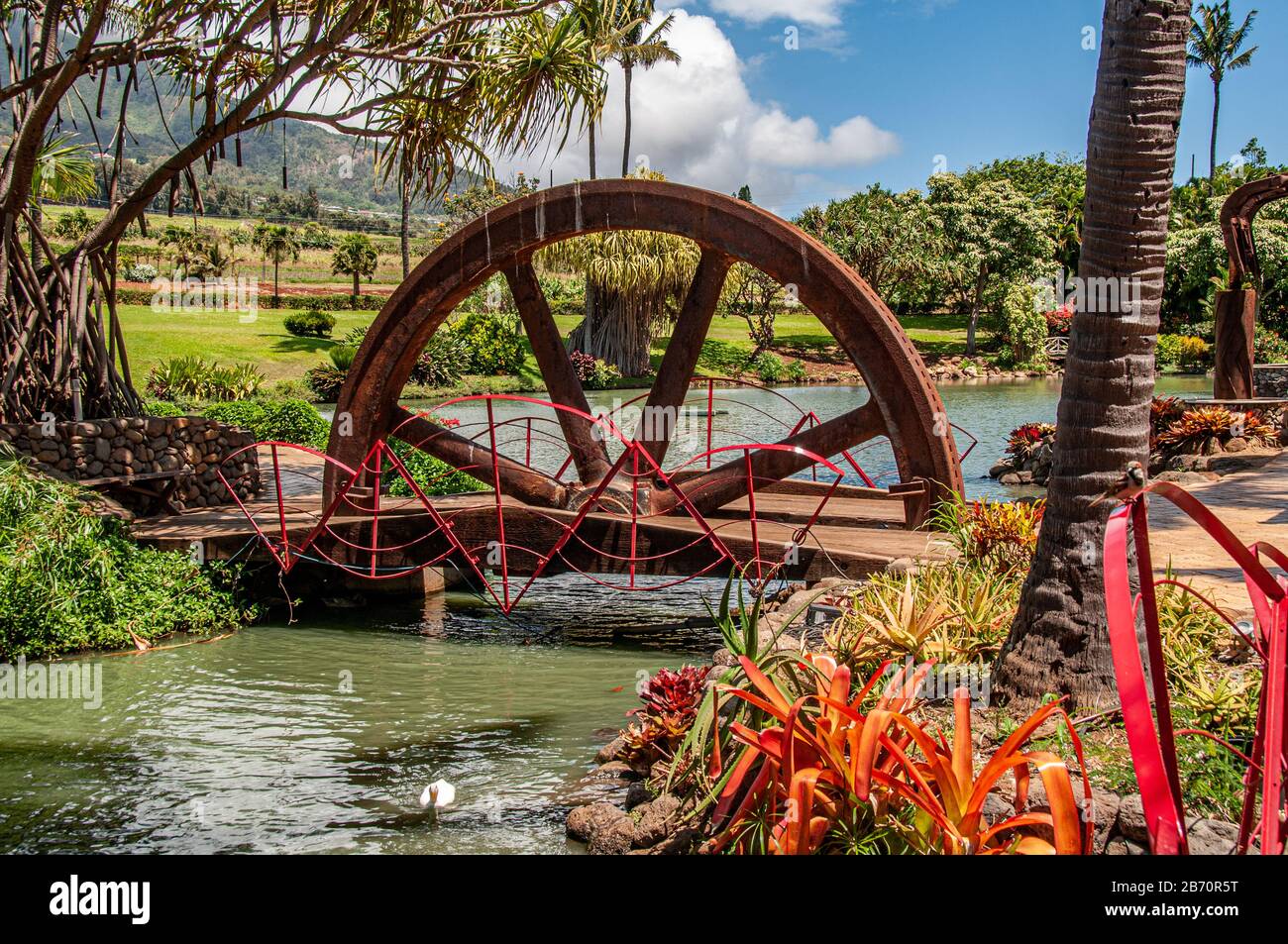 Maui Tropical Plantation in Maui Inland Hawaii USA Stock Photo Alamy