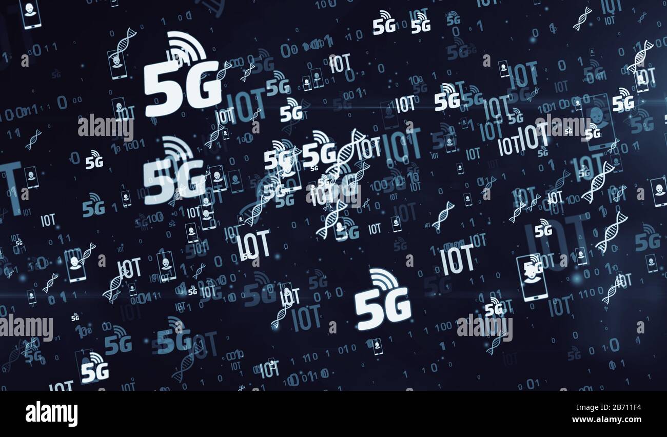 5G mobile communications, iot, data transmission, digital wireless