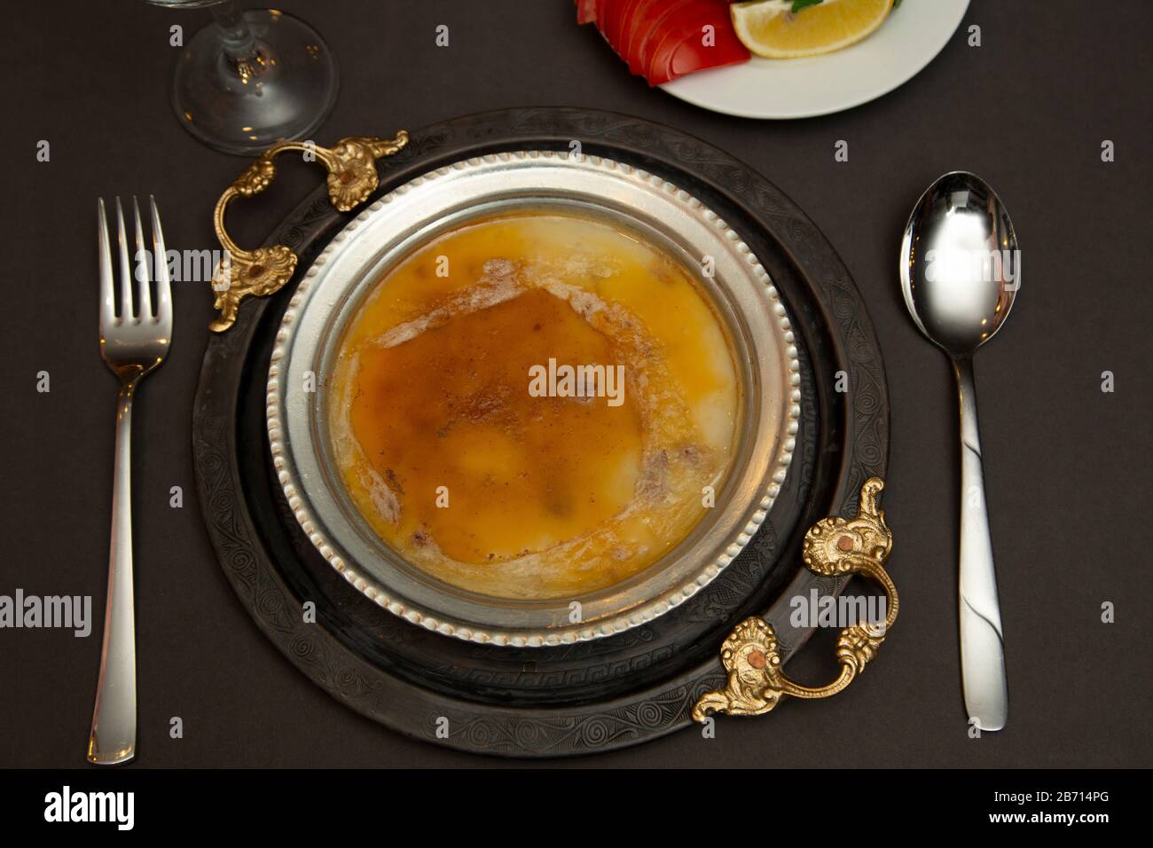 Turkish Paca Food called kelle paca from turkish cuisine Stock Photo - Alamy