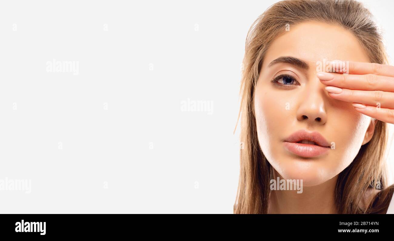 No makeup hi-res stock photography and images - Alamy