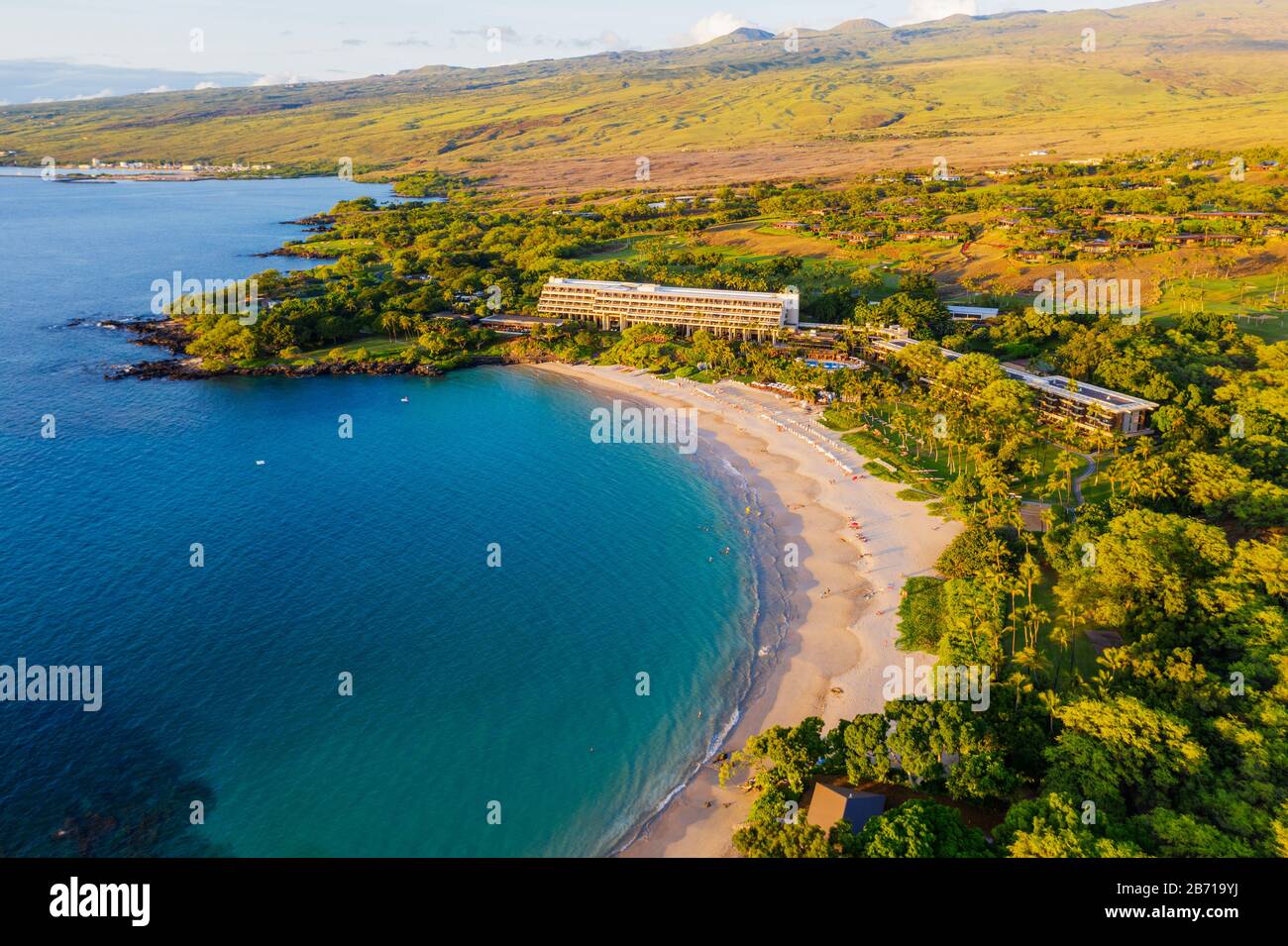 USA, Hawaii, Big Island, west coast resort, Mauna Kea Beach hotel