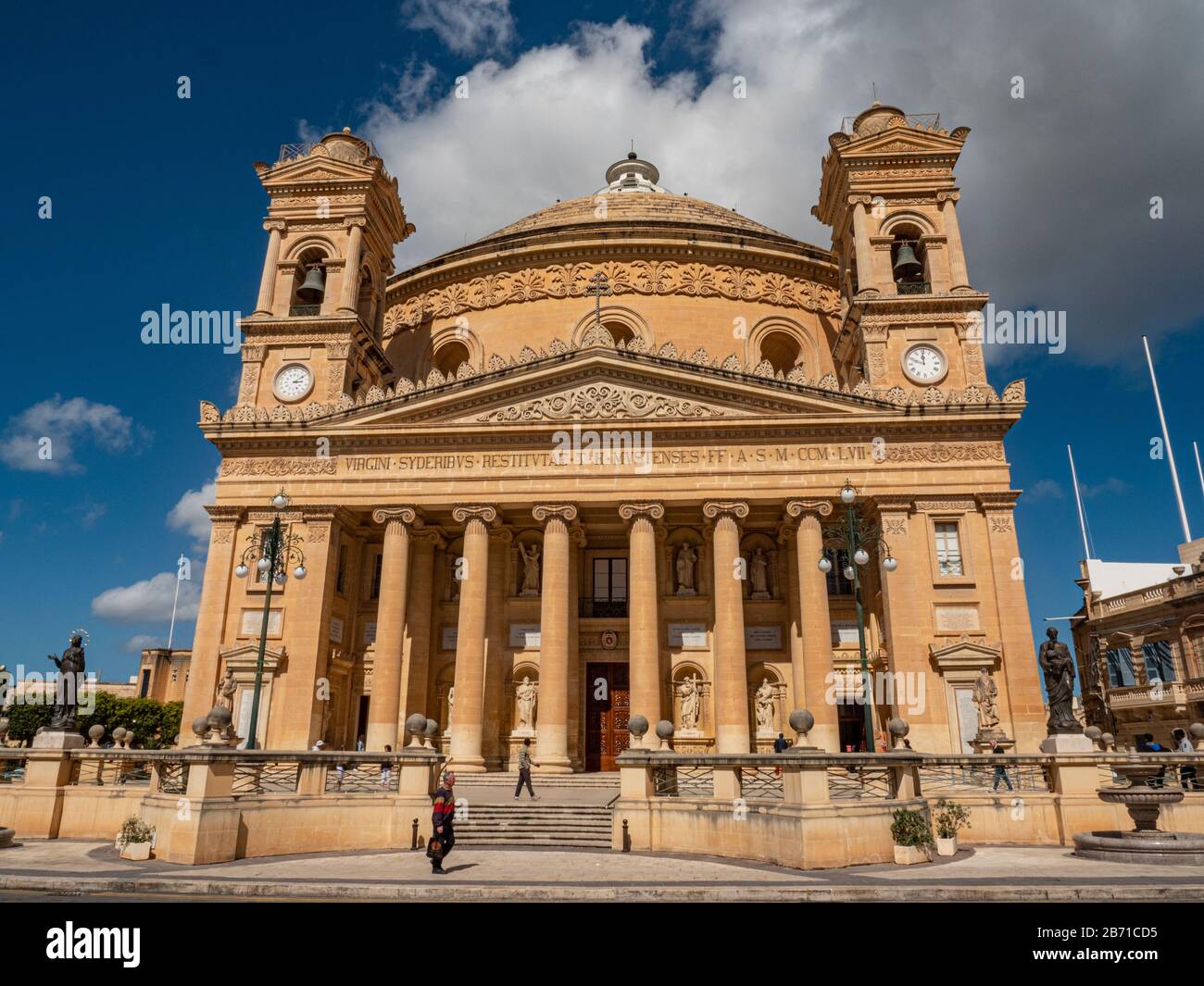 Mosta Rotunda famous cathedral on the Island of Malta MALTA