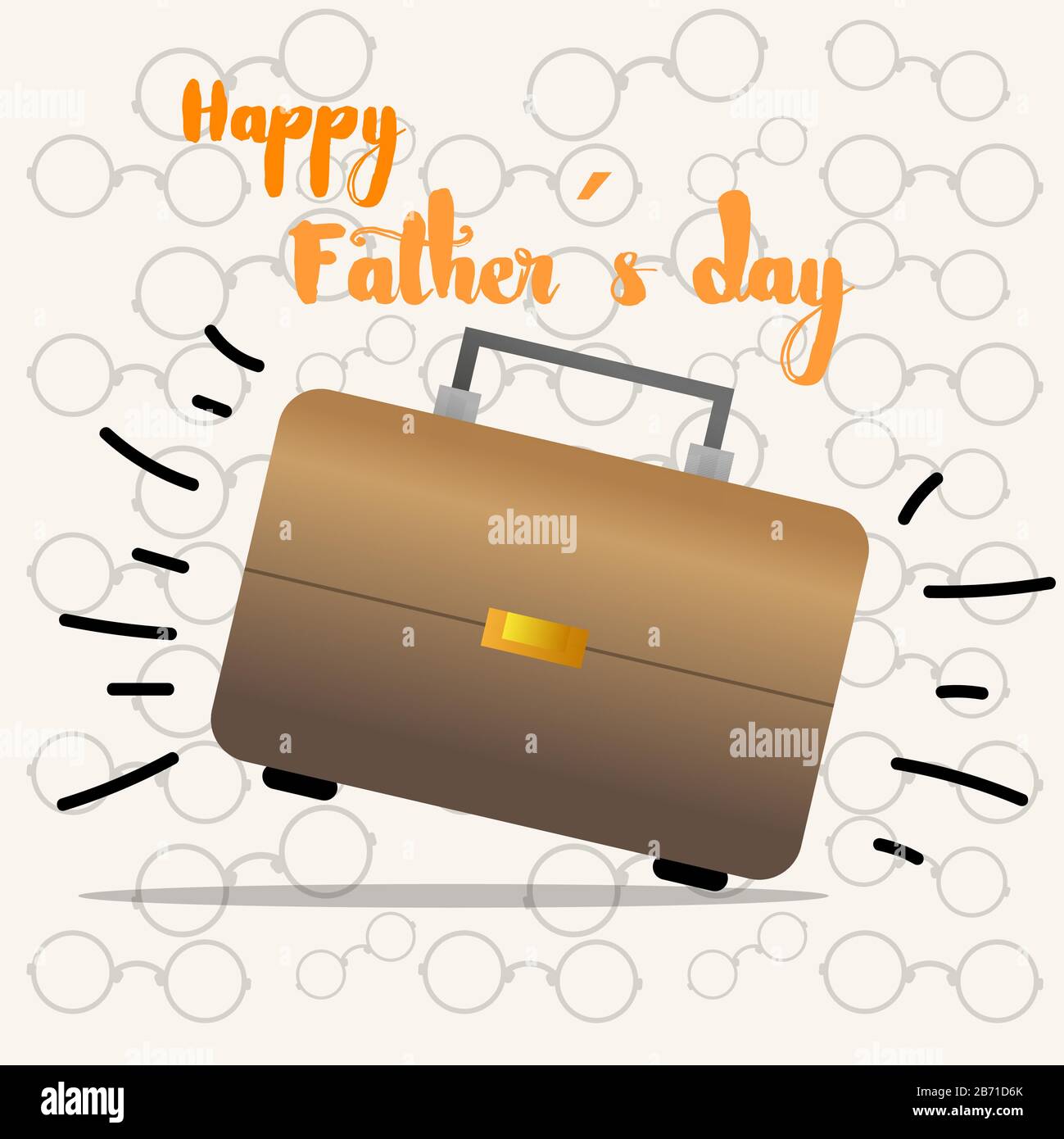 Happy fathers day card Stock Vector