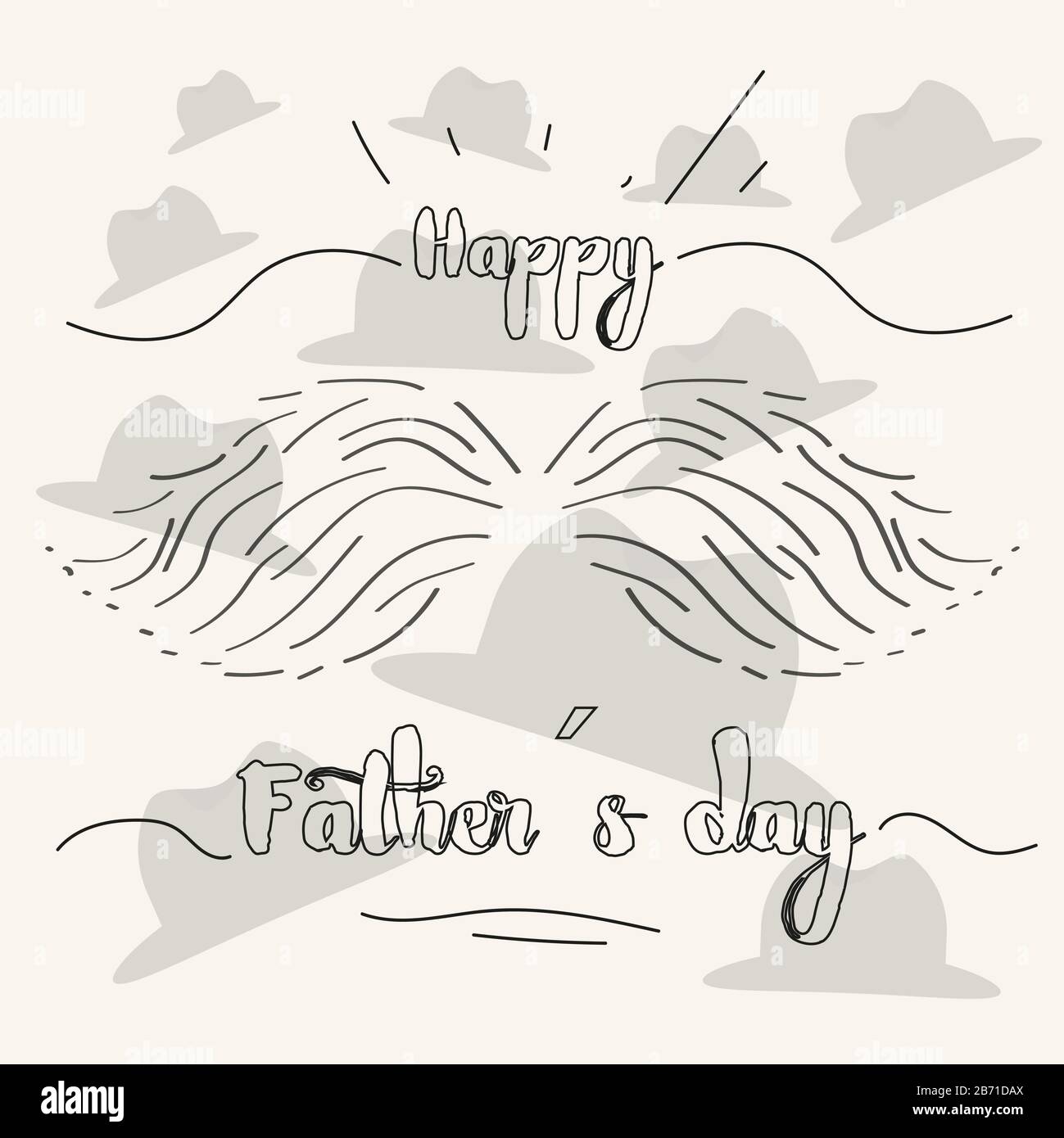 Happy fathers day card Stock Vector Image & Art - Alamy