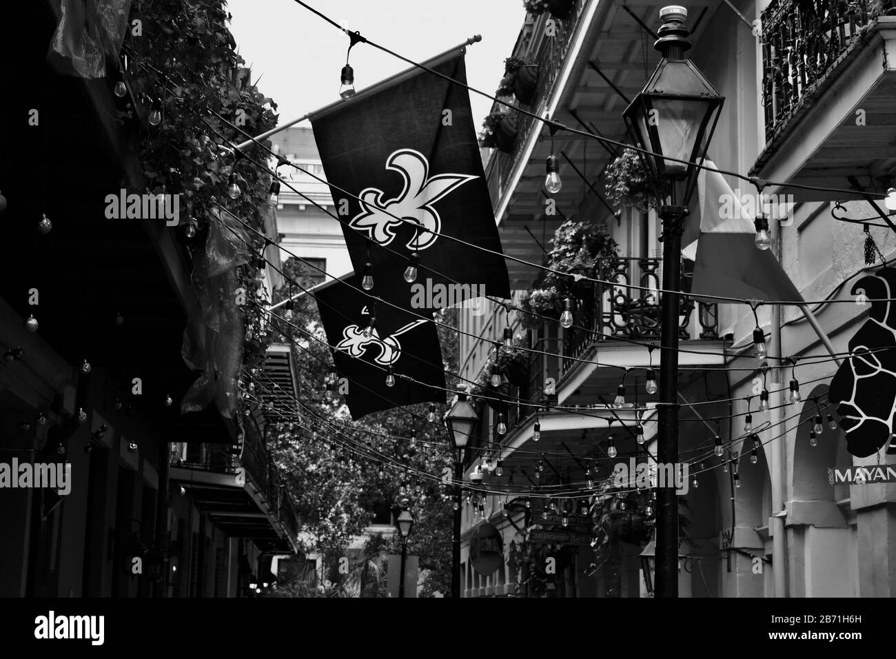New orleans wallpaper Black and White Stock Photos & Images - Alamy