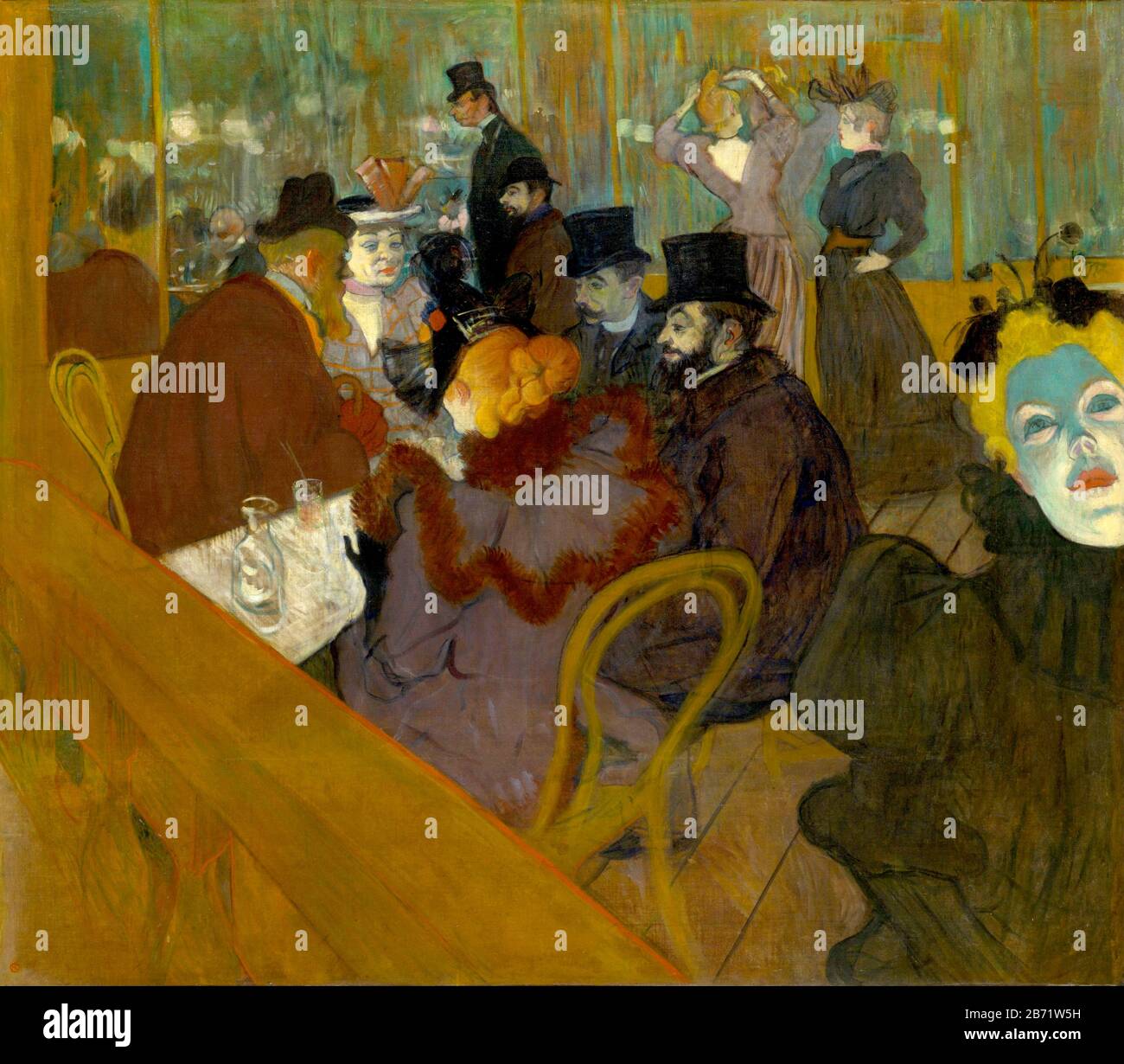 Toulouse lautrec in moulin rouge hi-res stock photography