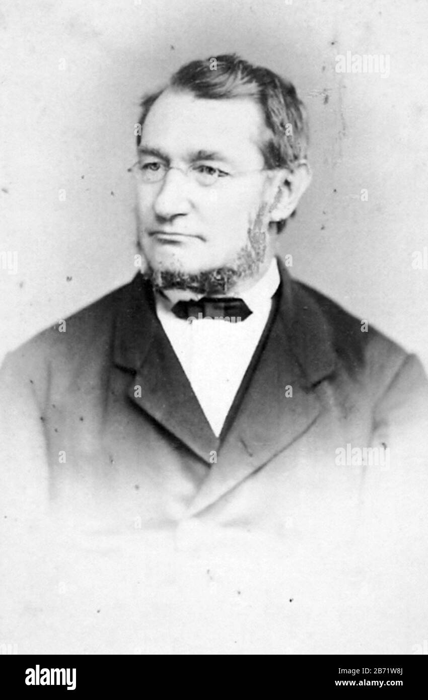 Julius Mayer, Julius Robert Mayer (1814 – 1878) German physician, chemist and physicist and one of the founders of thermodynamics Stock Photo