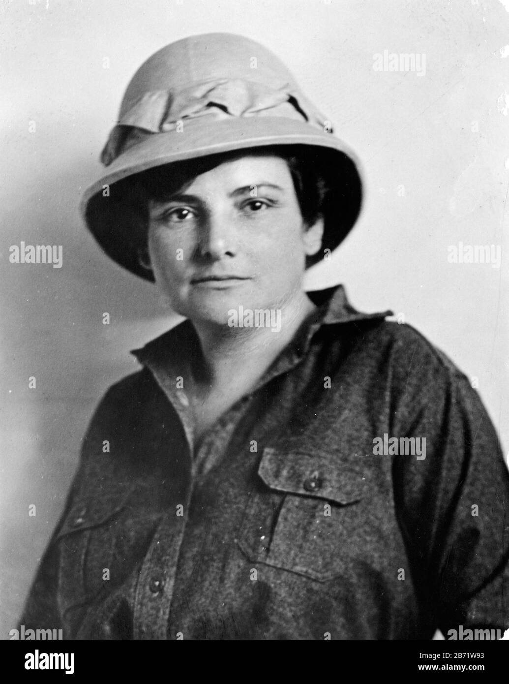 Harriet Chalmers Adams (1875 – 1937) American explorer, writer and photographer. Stock Photo