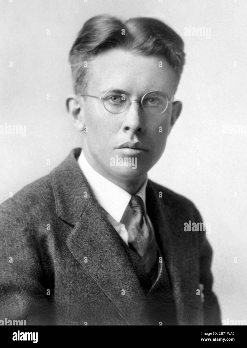 Ernest Orlando Lawrence (1901 – 1958) pioneering American nuclear scientist and inventor of the cyclotron. Stock Photo