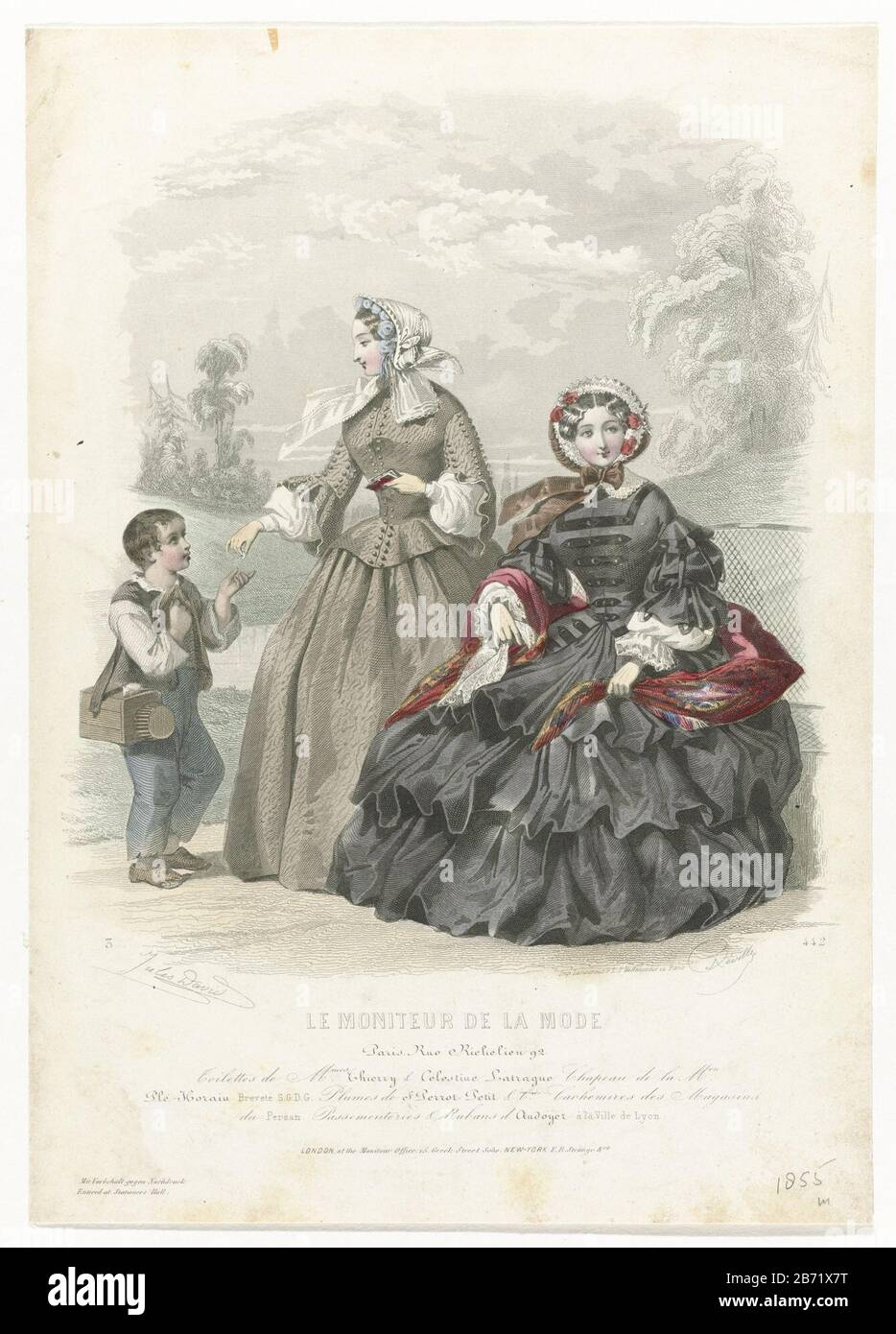 Fashion Design Art, Le Moniteur de la Mode, French Antique