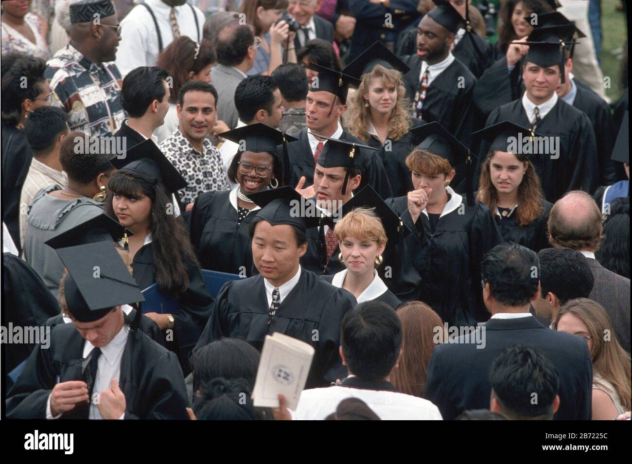 Austin, Texas USA Members of the graduating class at St. Edward's