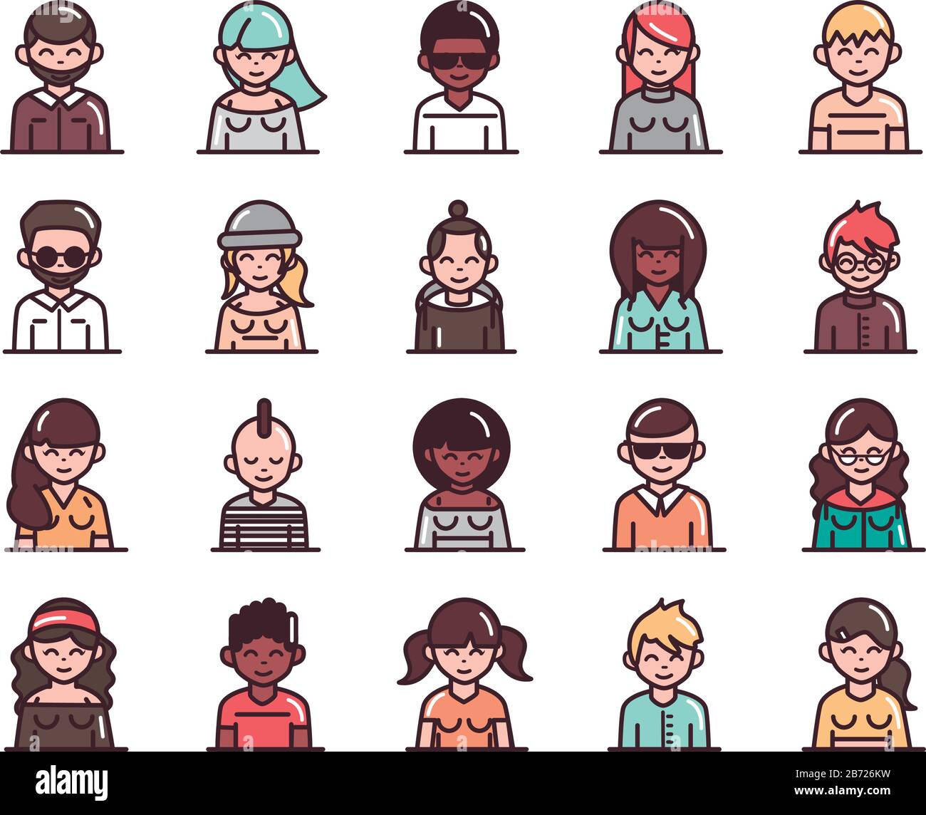 Free: Female Avatar Icon Vector Illustration 