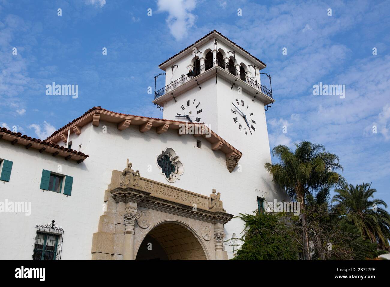 Santa Barbara Courthouse Stock Photo Alamy   Santa Barbara Courthouse 2B727PE 