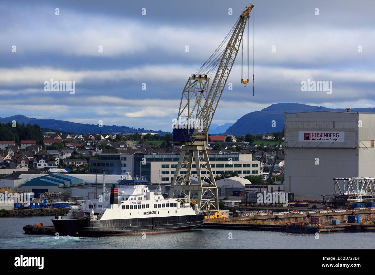 Rosenberg Shipyard, Stavanger City, Ragoland County, Norway Stock Photo