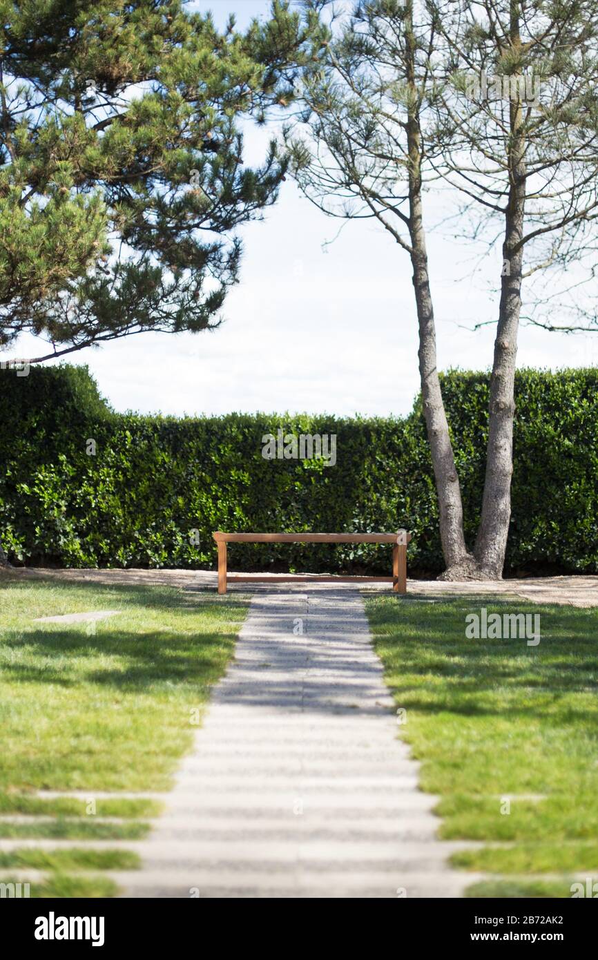 The Serenity Garden at Cornerstone Sonoma gardens in Sonoma, California