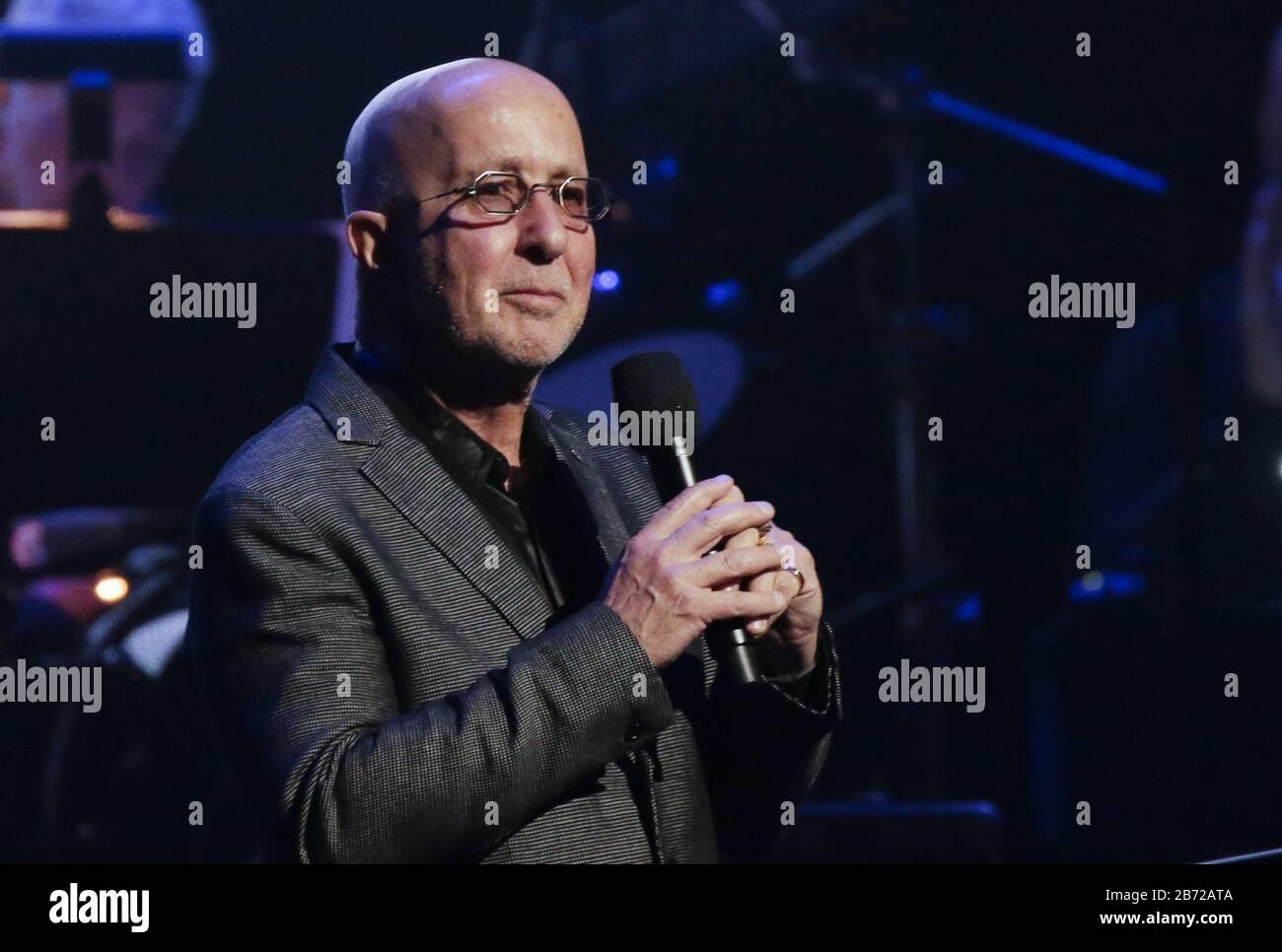 New York, United States. 12th Mar, 2020. Paul Shaffer performs at the Fourth Annual LOVE ROCKS NYC Benefit Concert For God's Love We Deliver at the Beacon Theatre on Thursday, March 12, 2020 in New York City. Photo by John Angelillo/UPI Credit: UPI/Alamy Live News Stock Photo