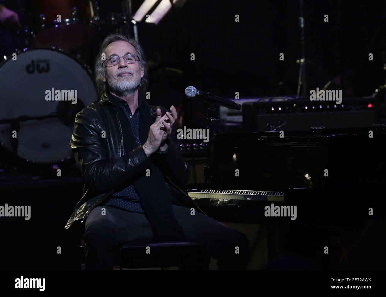 New York, United States. 12th Mar, 2020. Jackson Browne performs at the Fourth Annual LOVE ROCKS NYC Benefit Concert For God's Love We Deliver at the Beacon Theatre on Thursday, March 12, 2020 in New York City. Photo by John Angelillo/UPI Credit: UPI/Alamy Live News Stock Photo