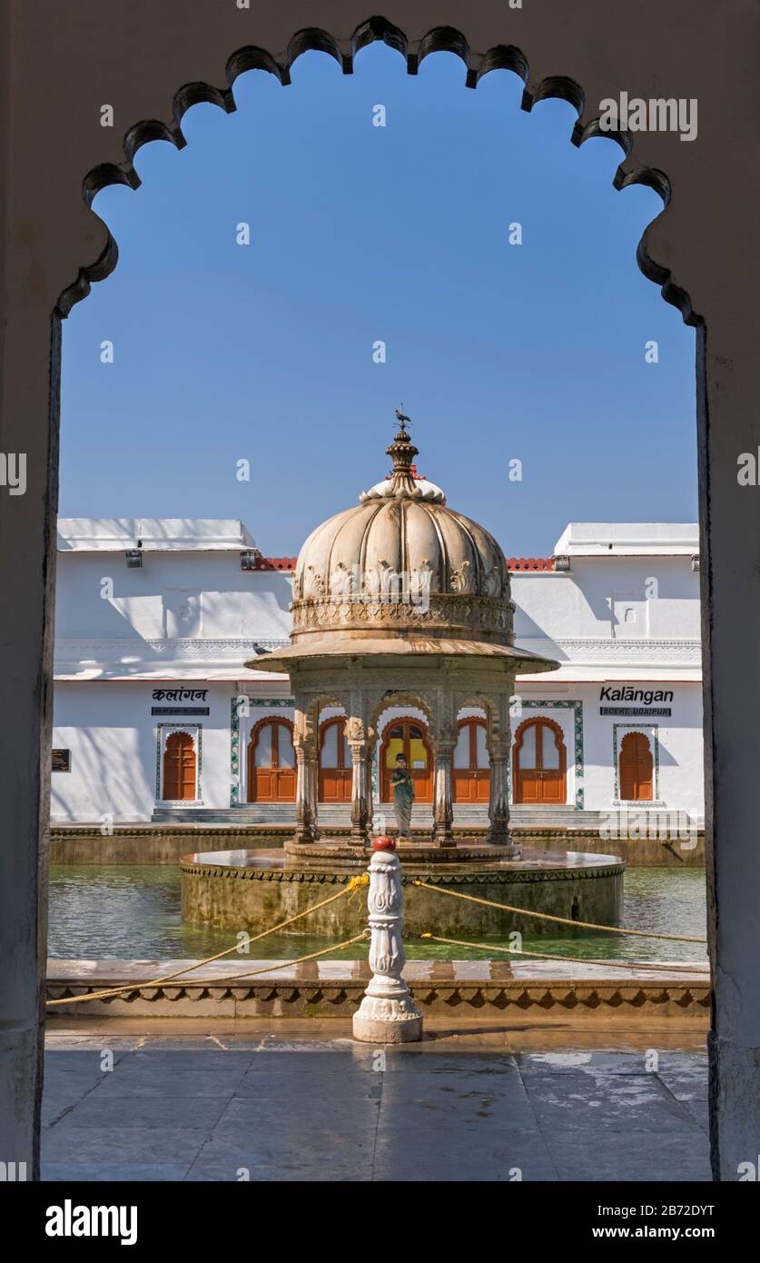 Saheliyon-ki-Bari Garden of the Maidens Udaipur Rajasthan India Stock ...