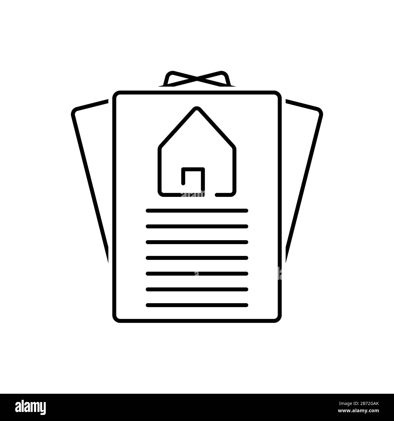 Property paper icon Stock Vector Image & Art - Alamy