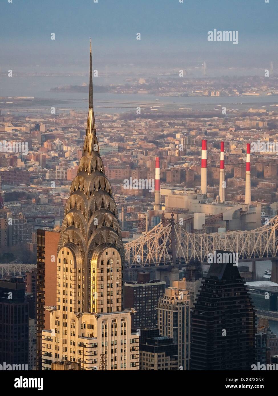 View from the Empire State Building Stock Photo