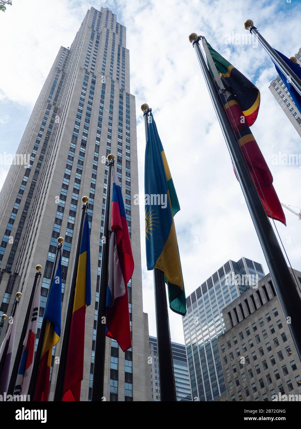 30 Rockefeller Plaza (Top of the Rock) Stock Photo