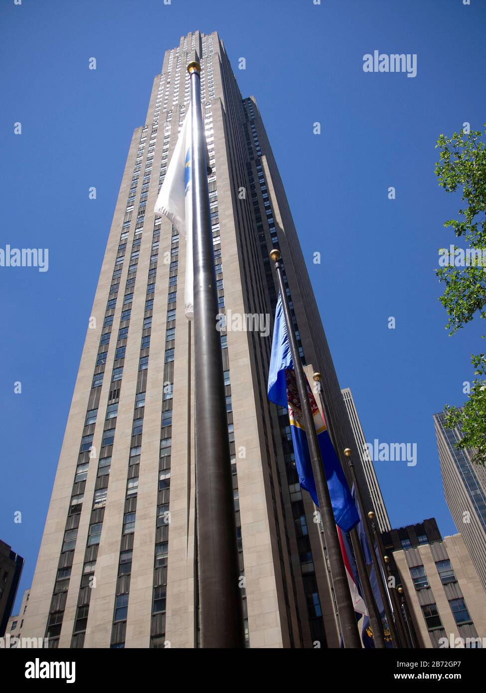 30 Rockefeller Plaza (Top of the Rock) Stock Photo