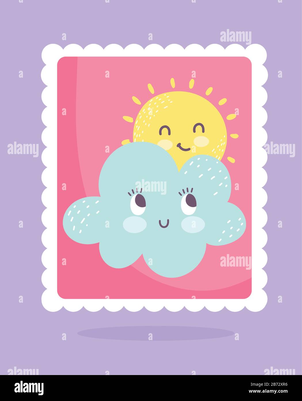 Cute stamps hi-res stock photography and images - Alamy